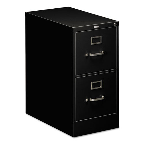 Image of HON® 510 Series Vertical File, 2 Letter-Size File Drawers, Black, 15" X 25" X 29"
