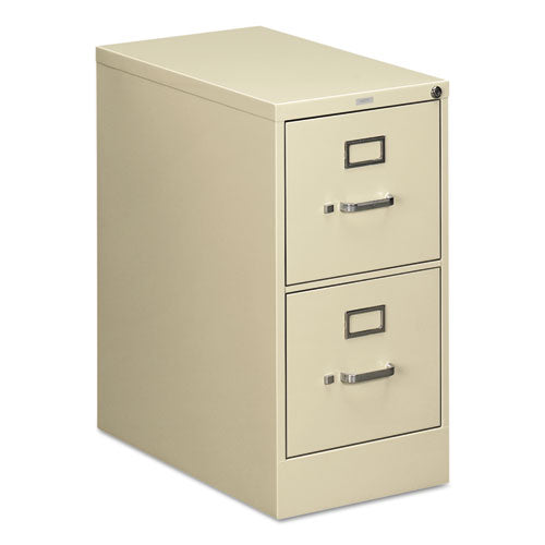 Image of HON® 510 Series Vertical File, 2 Letter-Size File Drawers, Putty, 15" X 25" X 29"