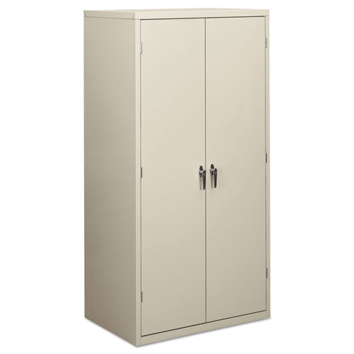 Image of HON® Assembled Storage Cabinet, 36w x 24.25d x 71.75h, Light Gray