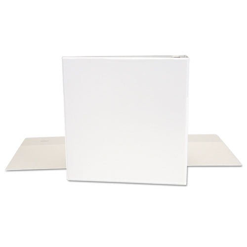 Image of Universal® Economy Round Ring View Binder, 3 Rings, 1.5" Capacity, 11 X 8.5, White