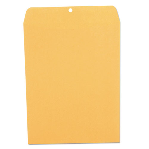 Image of Universal® Kraft Clasp Envelope, 28 lb Bond Weight Kraft, #97, Square Flap, Clasp/Gummed Closure, 10 x 13, Brown Kraft, 100/Box