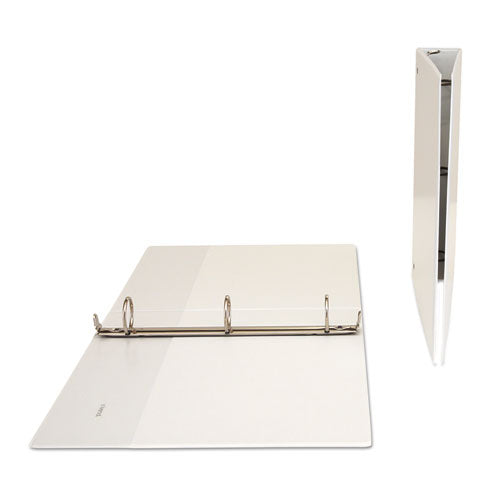 Image of Universal® Economy Round Ring View Binder, 3 Rings, 1.5" Capacity, 11 X 8.5, White