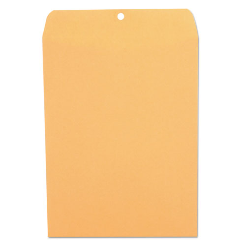 Image of Universal® Kraft Clasp Envelope, #90, Square Flap, Clasp/gummed Closure, 9 X 12, Brown Kraft, 100/box