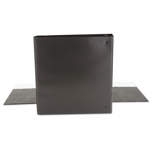 Image of Universal® Economy Round Ring View Binder, 3 Rings, 1.5" Capacity, 11 X 8.5, Black