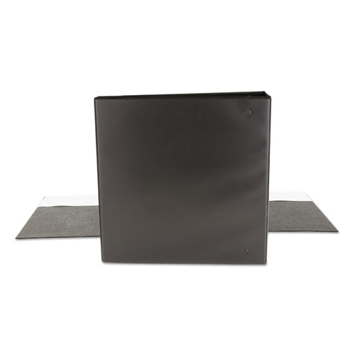 Image of Universal® Slant D-Ring View Binder, 3 Rings, 2" Capacity, 11 x 8.5, Black