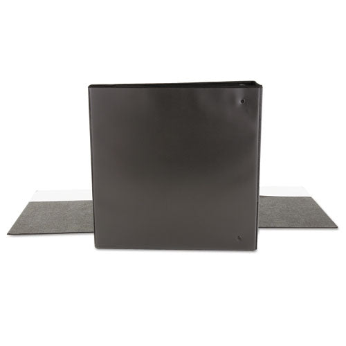 Image of Universal® Economy Round Ring View Binder, 3 Rings, 2" Capacity, 11 X 8.5, Black