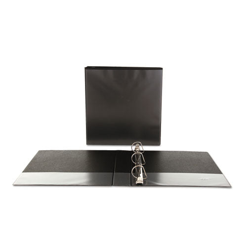 Image of Universal® Slant D-Ring View Binder, 3 Rings, 1.5" Capacity, 11 x 8.5, Black