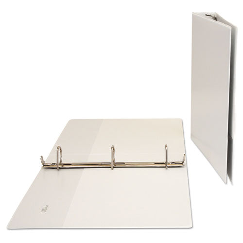 Image of Universal® Slant D-Ring View Binder, 3 Rings, 1.5" Capacity, 11 x 8.5, White