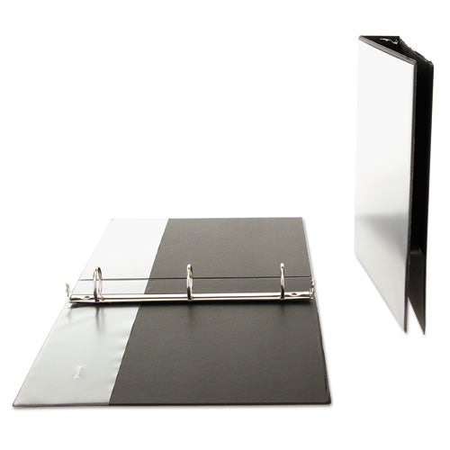 Image of Universal® Economy Round Ring View Binder, 3 Rings, 1.5" Capacity, 11 X 8.5, Black