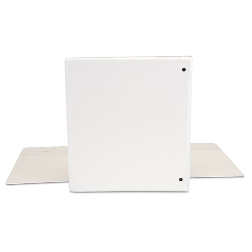 Image of Universal® Economy Round Ring View Binder, 3 Rings, 1" Capacity, 11 X 8.5, White