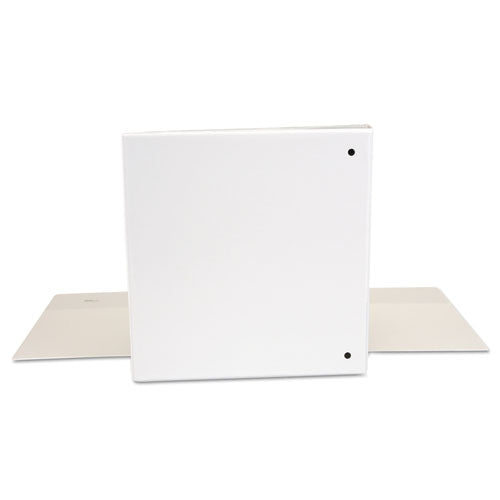 Image of Universal® Slant D-Ring View Binder, 3 Rings, 1.5" Capacity, 11 x 8.5, White