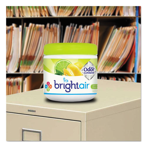 Image of BRIGHT Air® Super Odor Eliminator, Zesty Lemon And Lime, 14 Oz Jar