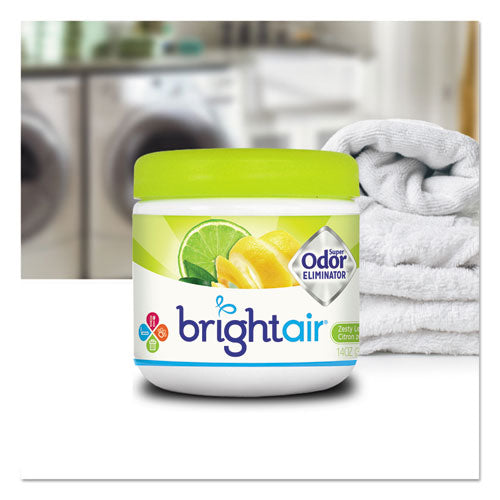 Image of BRIGHT Air® Super Odor Eliminator, Zesty Lemon And Lime, 14 Oz Jar
