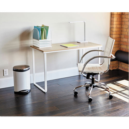 Image of Safco® Onyx Mesh Desk Organizer With Five Vertical And Three Horizontal Sections, Letter Size Files, 11.5" X 9.5" X 13", White