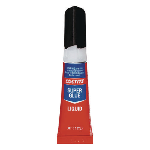 Image of Loctite® Super Glue Liquid Tubes, 0.07 Oz, Dries Clear, 2/pack