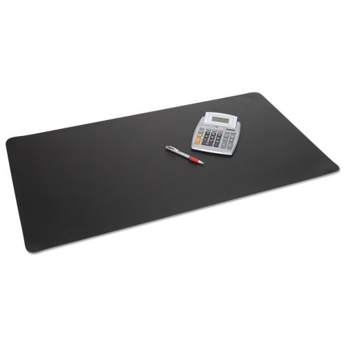 Image of Artistic® Rhinolin II Desk Pad with Antimicrobial Protection, 24 x 17, Black