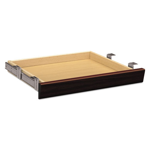 Image of HON® Laminate Angled Center Drawer, 22w X 15.38d X 2.5h, Mahogany