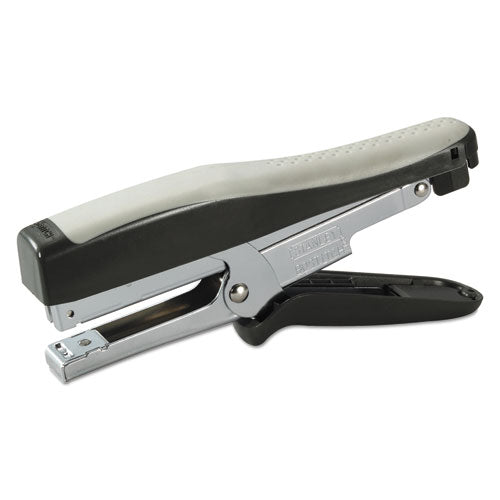 Image of Bostitch® Standard Plier Stapler, 20-Sheet Capacity, 0.25" Staples, 2.5" Throat, Black/gray
