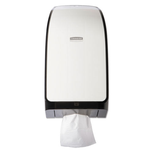 Image of Scott® Hygienic Bathroom Tissue Dispenser, 7.38 x 6.38 x 13.75, White
