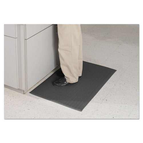 Image of Guardian Air Step Antifatigue Mat, Polypropylene, 24 X 36, Black