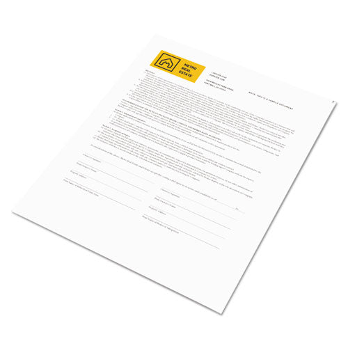Image of xerox Revolution Digital Carbonless Paper, 1-Part, 8.5 X 11, White, 500/ream