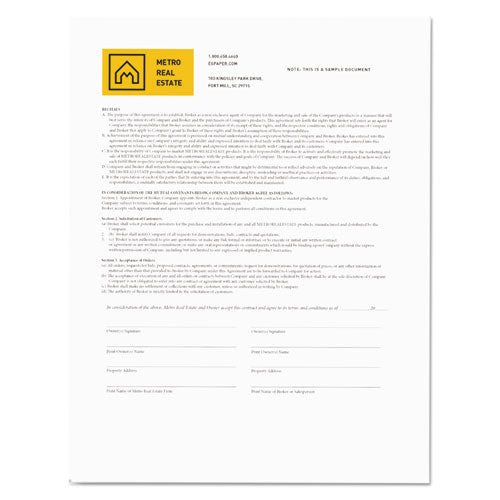 Image of xerox Revolution Digital Carbonless Paper, 1-Part, 8.5 X 11, White, 500/ream