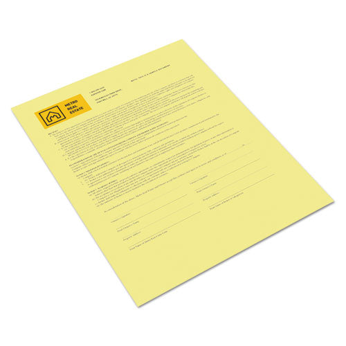 Image of xerox Revolution Digital Carbonless Paper, 1-Part, 8.5 X 11, Canary, 500/ream