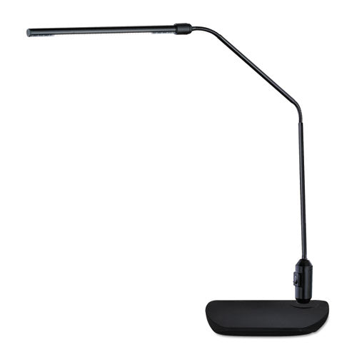 Image of Alera® LED Desk Lamp With Interchangeable Base Or Clamp, 5.13w x 21.75d x 21.75h, Black