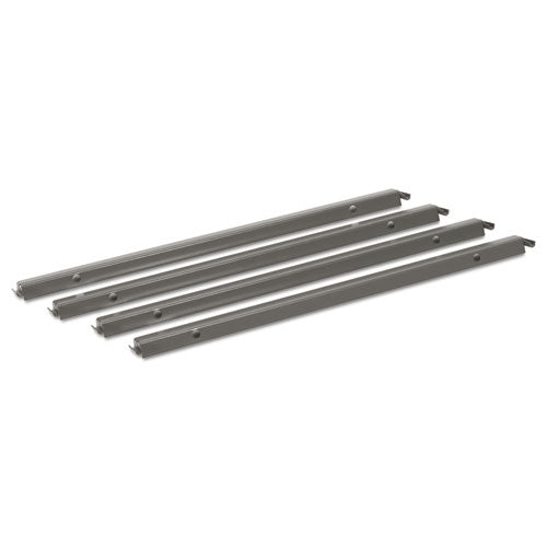 Image of HON® Single Cross Rails for HON 30", 36" and 42" Wide Lateral Files, Gray, 4/Pack