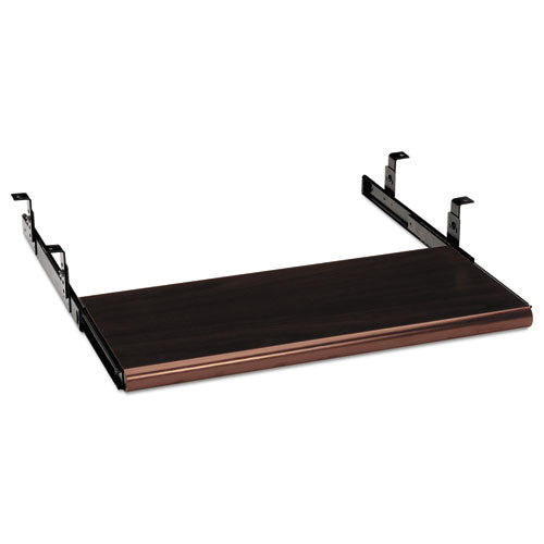 Image of HON® Slide-Away Keyboard Platform, Laminate, 21.5w X 10d, Mahogany