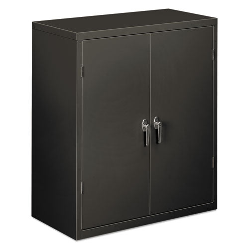 Image of HON® Assembled Storage Cabinet, 36w x 18.13d x 41.75h, Charcoal