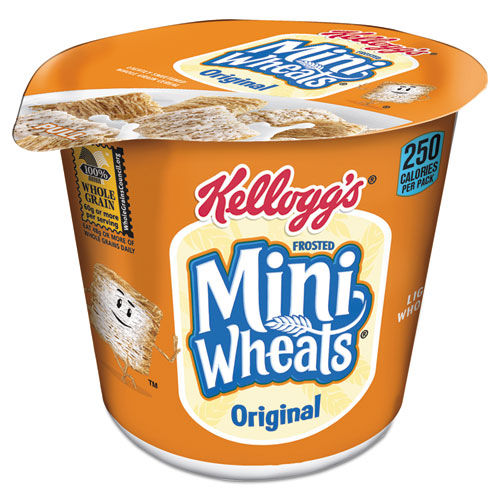 Image of Kellogg's® Breakfast Cereal, Frosted Mini Wheats, Single-Serve, 6/box