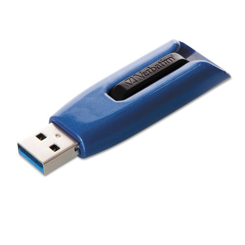 Image of Verbatim® V3 Max Usb 3.0 Flash Drive, 64 Gb, Blue