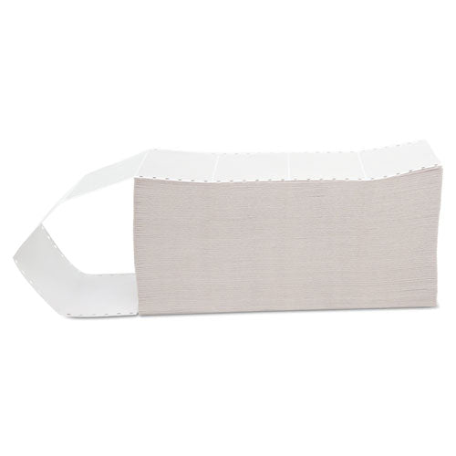 Image of Universal® Dot Matrix Printer Labels, Dot Matrix Printers, 2.94 X 5, White, 3,000/box