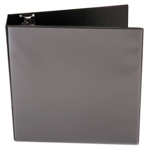 Image of Universal® Slant D-Ring View Binder, 3 Rings, 3" Capacity, 11 x 8.5, Black