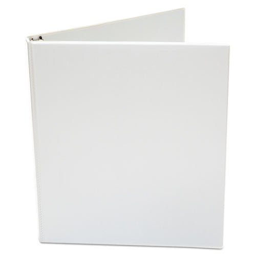 Image of Universal® Economy Round Ring View Binder, 3 Rings, 0.5" Capacity, 11 X 8.5, White