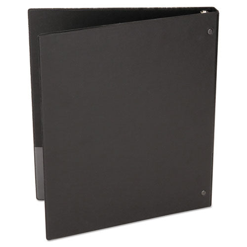 Image of Universal® Economy Non-View Round Ring Binder, 3 Rings, 1" Capacity, 11 X 8.5, Black