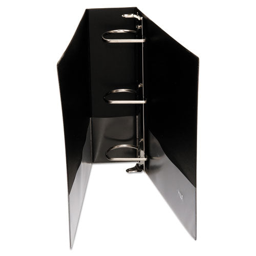Image of Universal® Slant D-Ring View Binder, 3 Rings, 3" Capacity, 11 x 8.5, Black