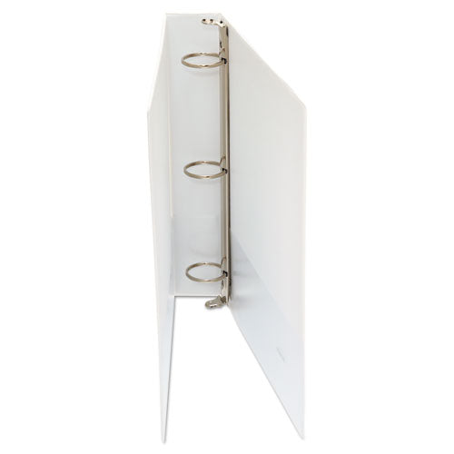 Image of Universal® Economy Round Ring View Binder, 3 Rings, 1.5" Capacity, 11 X 8.5, White