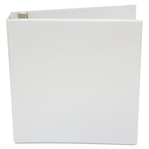 Image of Universal® Economy Round Ring View Binder, 3 Rings, 1.5" Capacity, 11 X 8.5, White