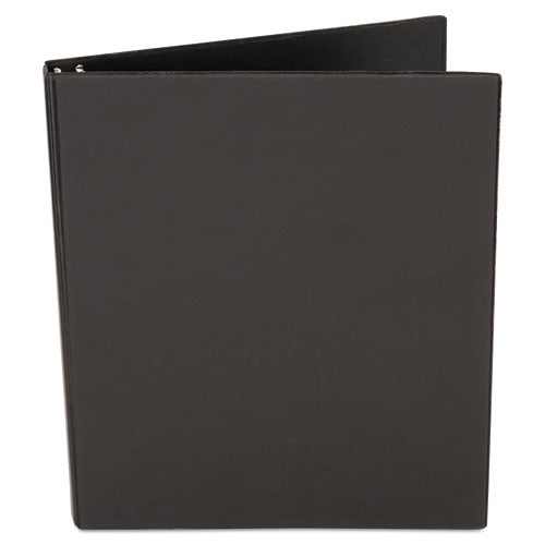 Image of Universal® Economy Non-View Round Ring Binder, 3 Rings, 1" Capacity, 11 X 8.5, Black