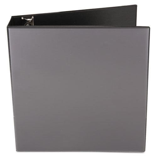 Image of Universal® Economy Round Ring View Binder, 3 Rings, 2" Capacity, 11 X 8.5, Black