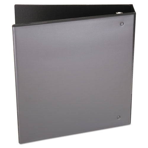 Image of Universal® Economy Round Ring View Binder, 3 Rings, 2" Capacity, 11 X 8.5, Black
