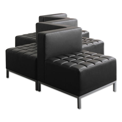 Image of Alera® Alera QUB Series Corner Sectional, 26.38" x 26.38" x 30.5", Black