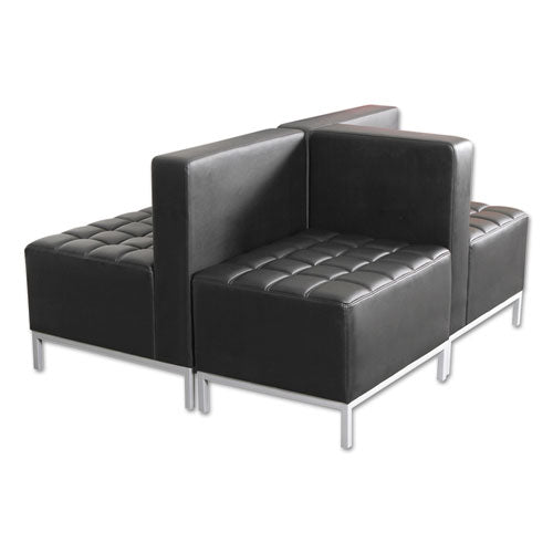 Image of Alera® Alera QUB Series Corner Sectional, 26.38" x 26.38" x 30.5", Black