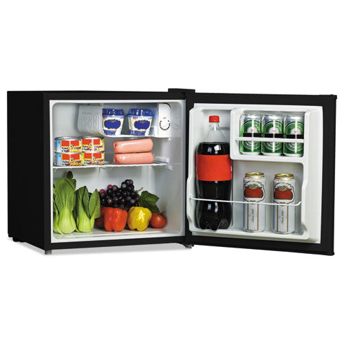 Image of Alera 1.6 Cu. Ft. Refrigerator With Chiller Compartment, Black