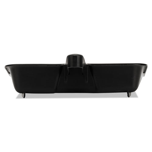 Image of Rubbermaid® Commercial Heavy-Duty Dustpan, 8.25 X 12.25 , Polypropylene, Charcoal