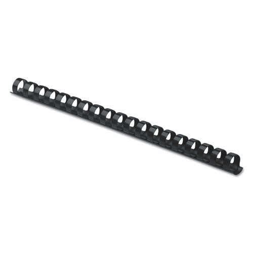 Image of Fellowes® Plastic Comb Bindings, 3/8" Diameter, 55 Sheet Capacity, Navy Blue, 100/Pack