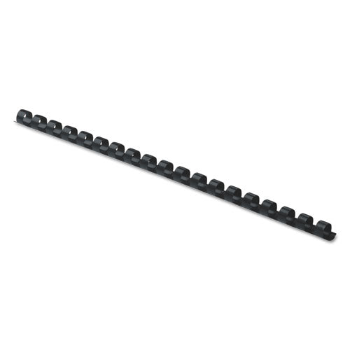Image of Fellowes® Plastic Comb Bindings, 5/16" Diameter, 40 Sheet Capacity, Black, 100/Pack