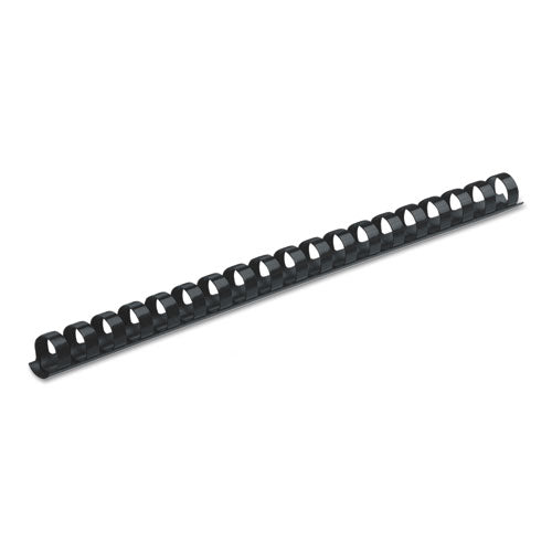 Image of Fellowes® Plastic Comb Bindings, 3/8" Diameter, 55 Sheet Capacity, Navy Blue, 100/Pack